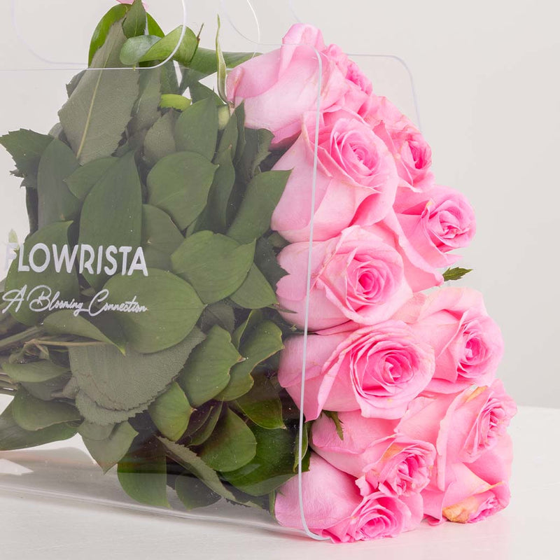 Pink Flower Bag