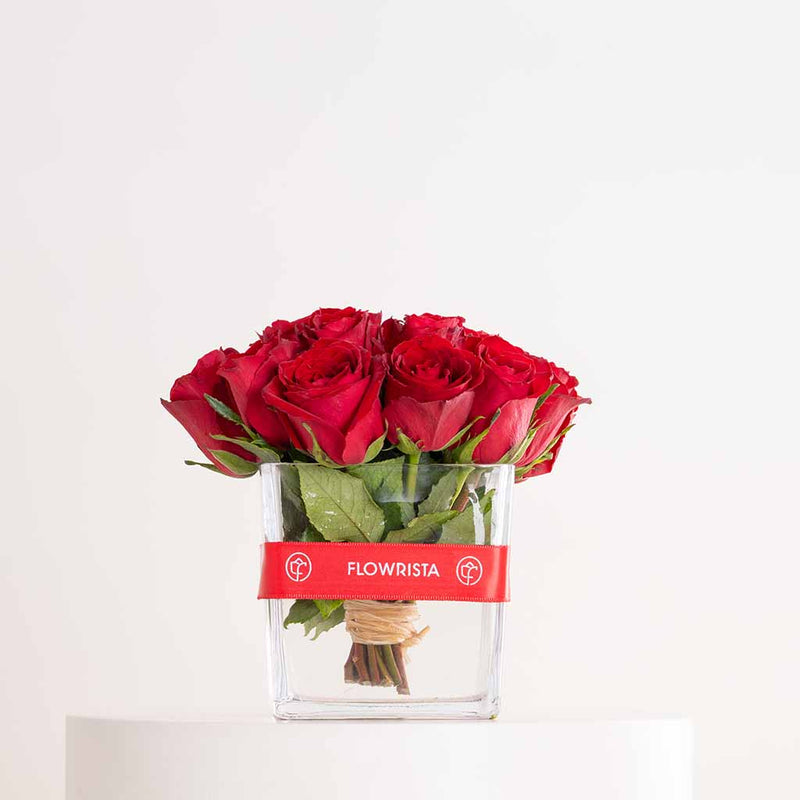 The Red Gallery Vase