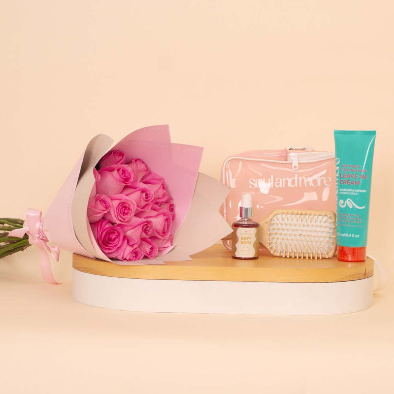Soul&More Good Hair Day Bundle & Pink Roses