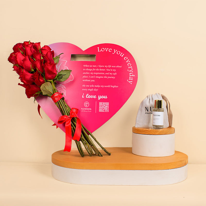 Nuit Fragrances Serena & Heart Of Love 15 Roses