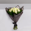 Luxury White Roses Hand Bouquet – 16 Stems