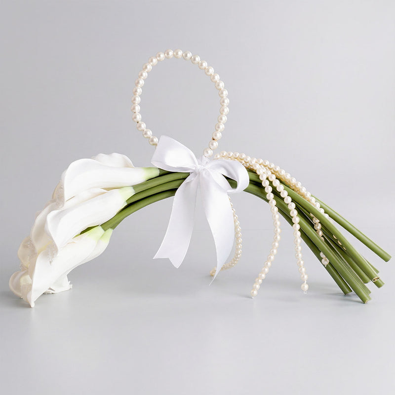 Pearl Calla Bridal Bouquet