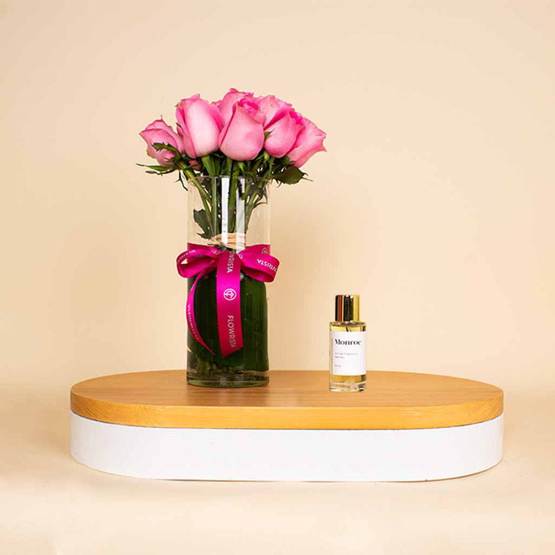 Nuit Fragrances Monroe | Pink Flower Vase 15