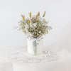 White Radiance Hand Bouquet – Baby’s Breath