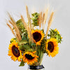 Golden Sunflowers Vase