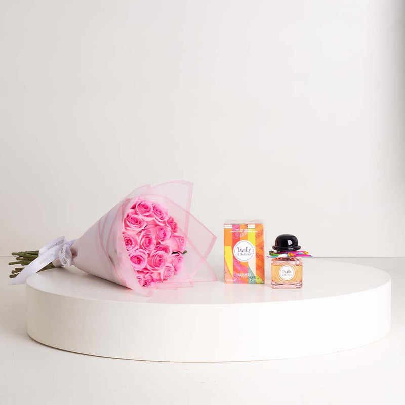 Hermès Twilly d’Hermès Eau de Parfum 85ml & 15 Revival Roses Hand Bouquet