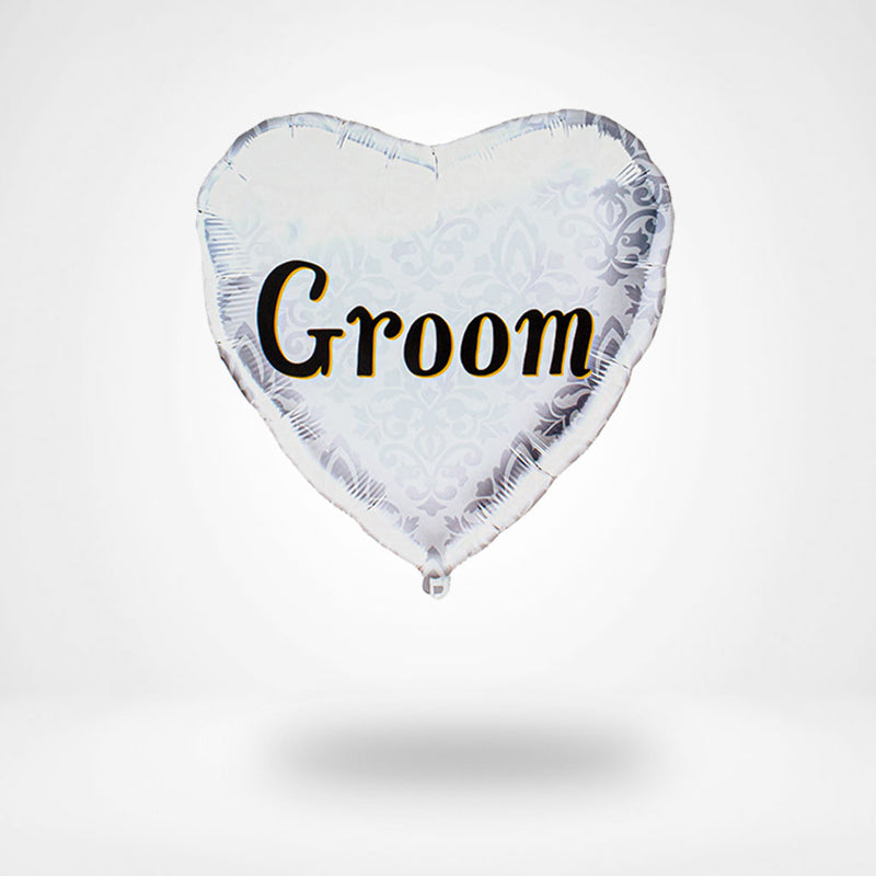 Groom Celebration Heart Balloon