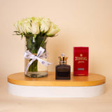 Jean Paul Gaultier Scandal Intense Men 100ml & White Roses Vase