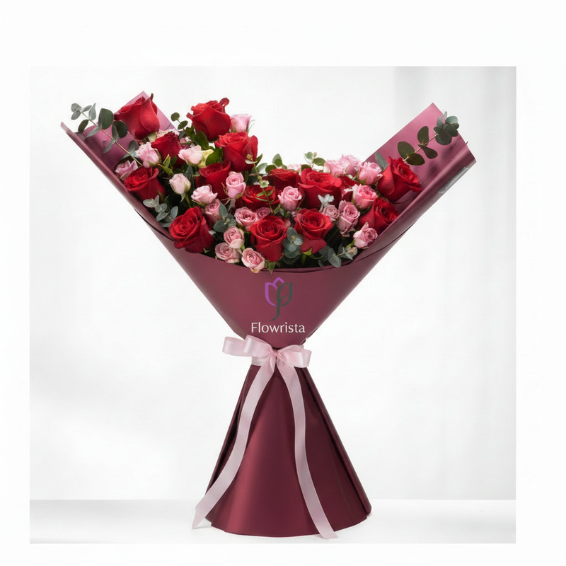 Flowrista Logo on Bouquet