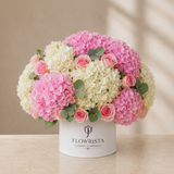 Flowrista Pink Hydrangea Roses Box Only