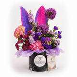 Flowrista Purple Flower Box - Clean White
