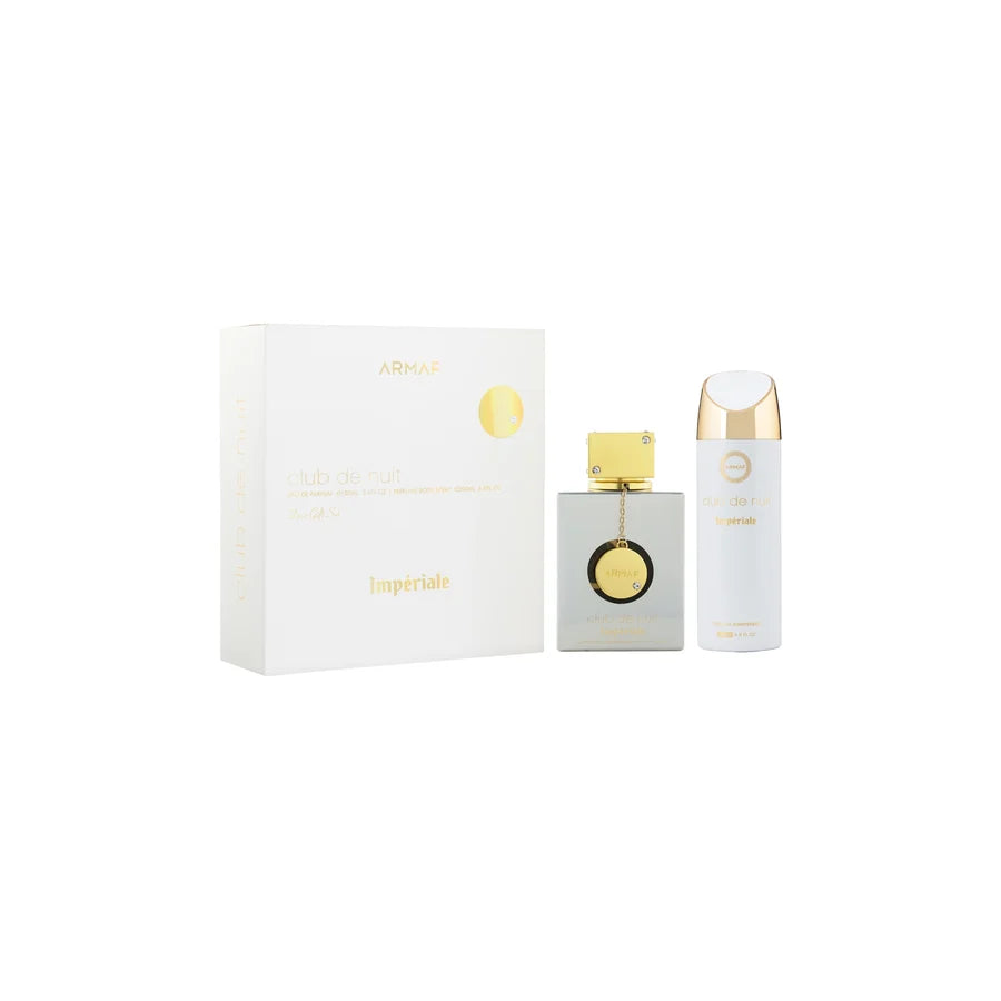 Armaf Club de Nuit White Imperiale Gift Set & Blue Hydrangeas & White Roses