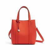 Parfois red-orange large tote bag with texture and crossbody strap by Flowrista Dubai