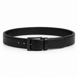 Black ALDO non-leather belt with matte black buckle