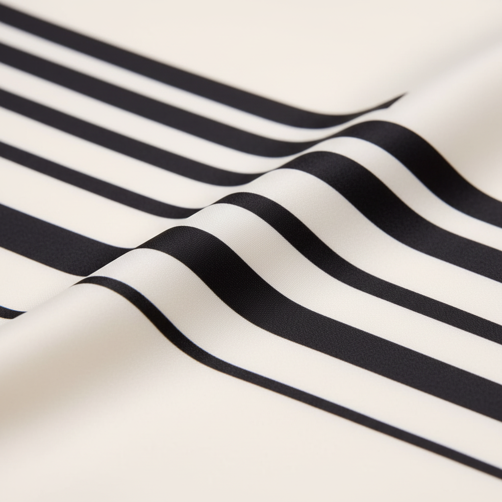 Close-up detail of Mango ecru geometric printed satin foulard texture