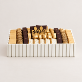 Le Gift 1 assorted chocolates in a white slatted gift box