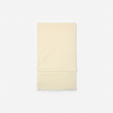Mango vanilla cream cotton scarf on white background
