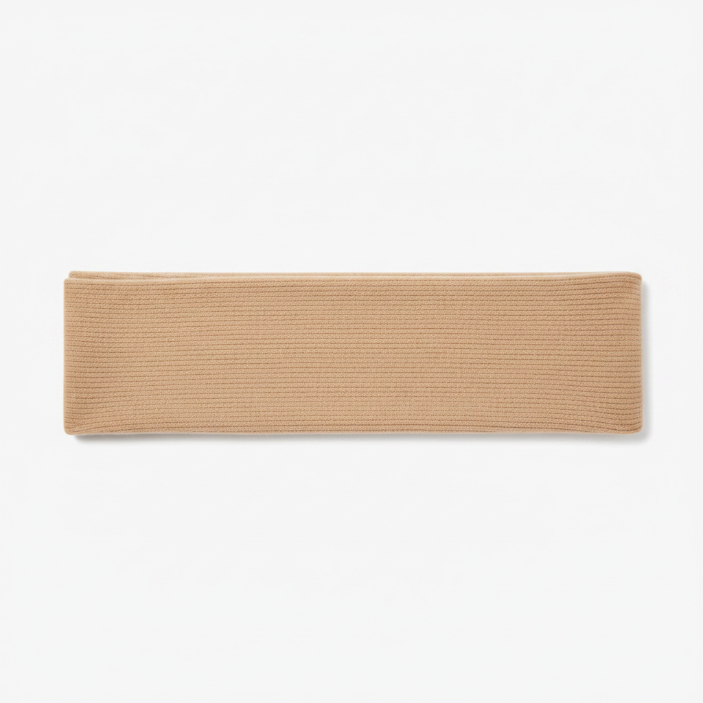 Mango 100% Cashmere Knit Scarf Beige
