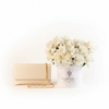 Parfois Ecru Clutch with Flowrista White Peonies Box