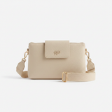 Parfois ecru plain crossbody bag with flap by Flowrista Dubai