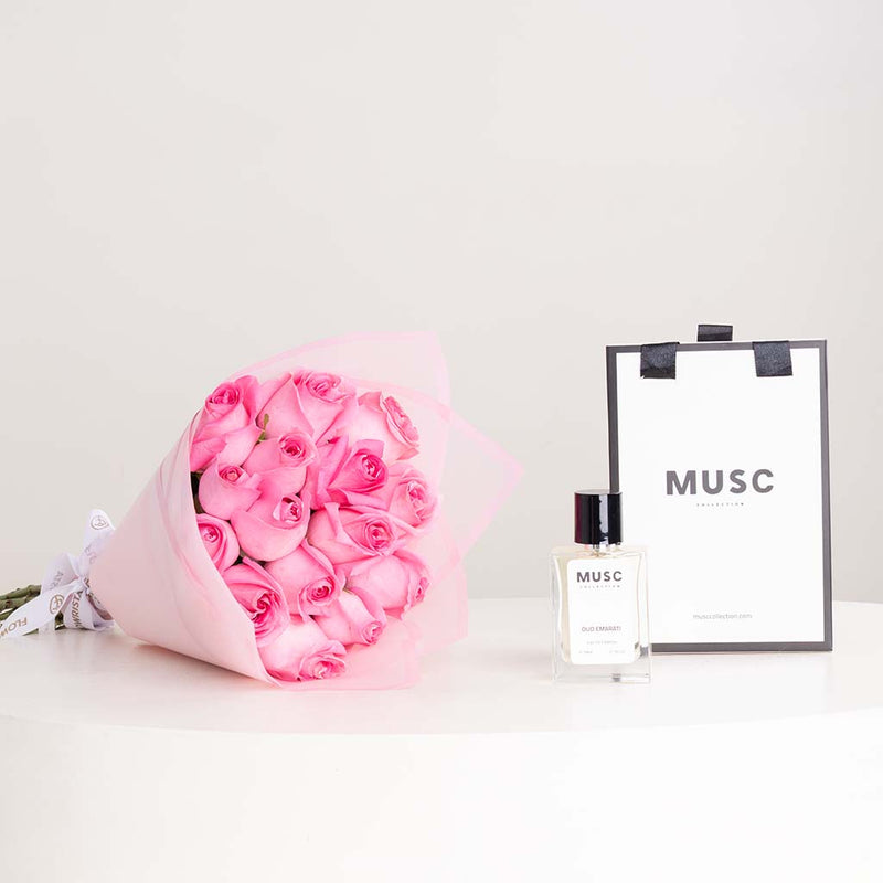 Musc Oud Emarati Musc & Pink Roses Bouquet