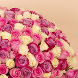 Flowrista | Grand Bouquet of 250 Purple & White Roses