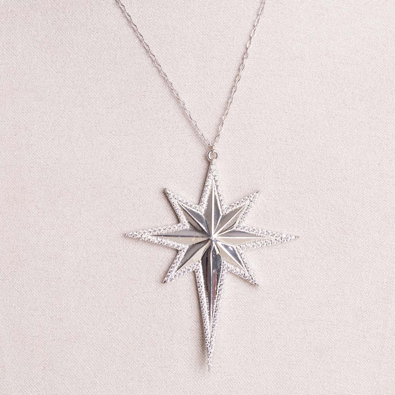 Felizmoda Star Silver Necklace