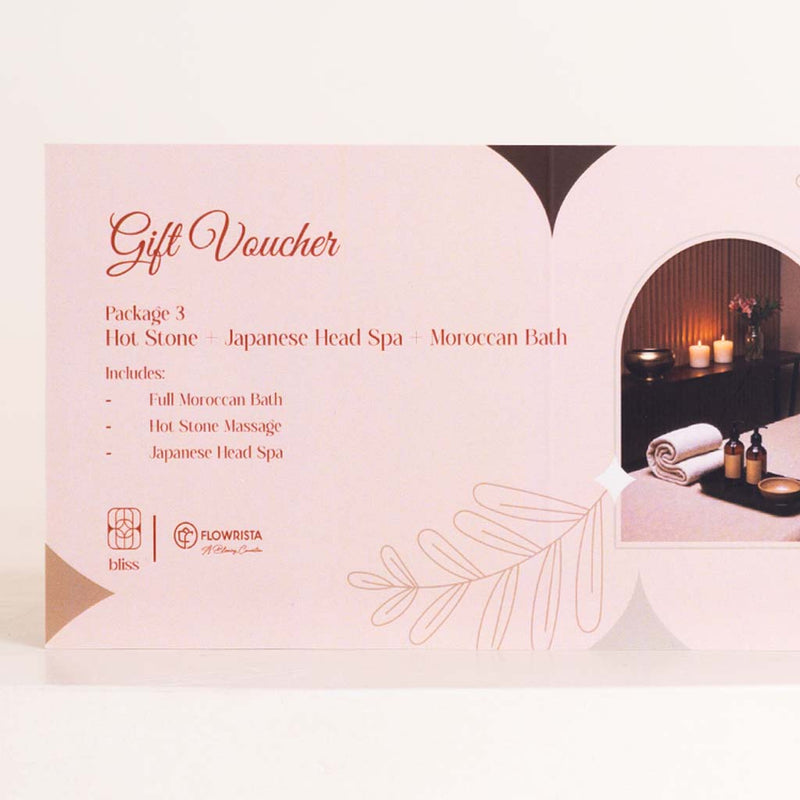 Bliss Spa Hot Stone Massage, Japanese Head Spa & Moroccan Bath
