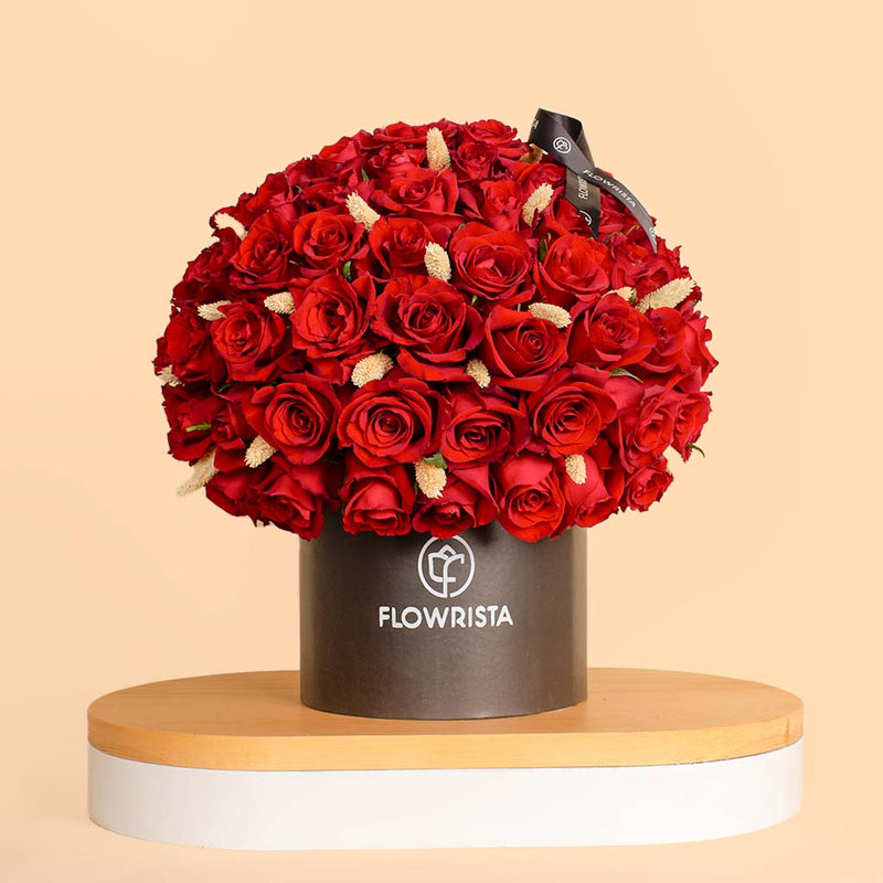 Royal Red Rose Box