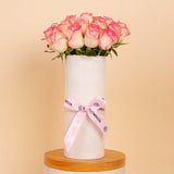 Pink Signature Vase - 20 Stems