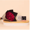 Pandora Moments Bracelet with Pavé Heart Clasp & 15 Red Roses
