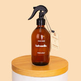 Zaha Home Cozy Glow Bundle - Lush Vanilla Spray & Into the Woods Diffuser & Breathe In Bliss Candle & Lily Roses Vase