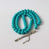 Natural Blue Turquoise Misbaha – 33 Beads (10mm)