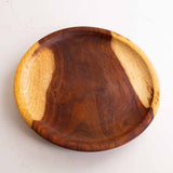 Wudora Wooden Flat Plates Set & Revival Roses Bouquet
