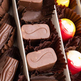 House of Cocoa Chocolate Box 48pieces and 20 red roses