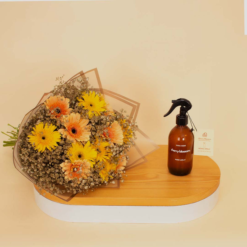 Zaha Home Cherry Blossom Home Spray & Mixed Flower