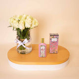 Gucci Flora Gorgeous Gardenia For Women EDP 100ml & White Roses Vase