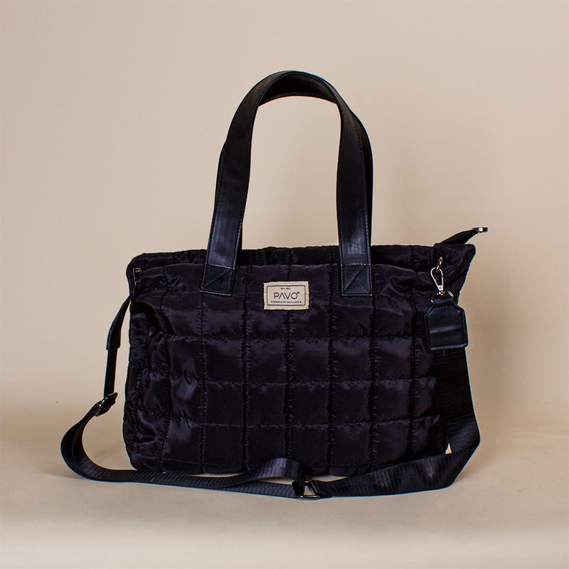 Pavo Tote Handbag - Black