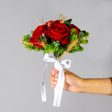 Artificial Red Wedding Bouquet