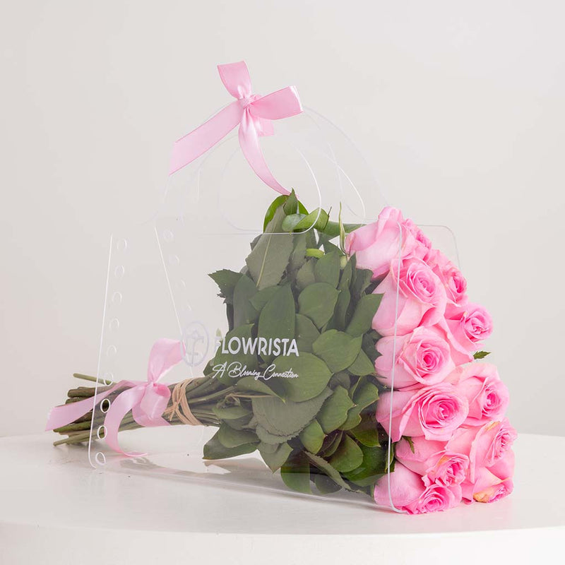 Pink Flower Bag