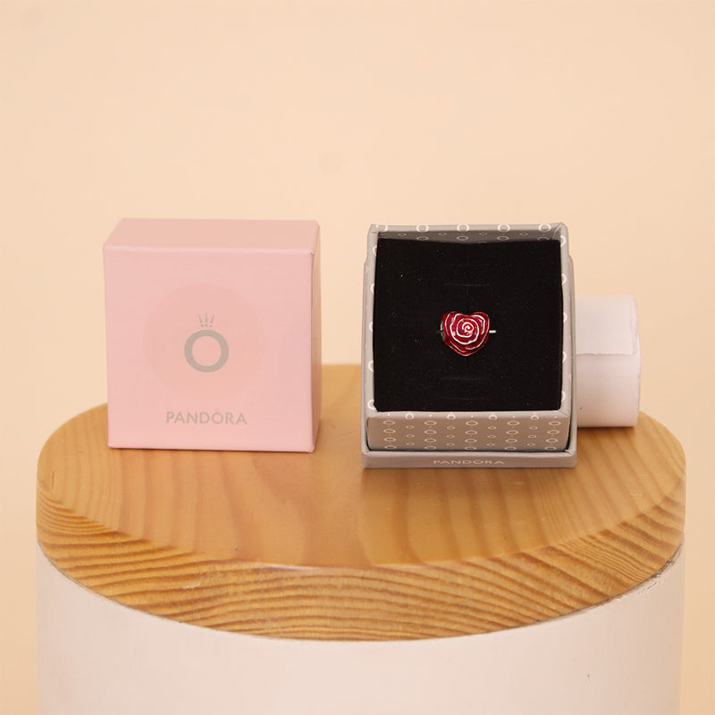 Pandora Rose Heart Charm