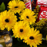 Luxury Graduation Box - Cap, Balloon, Chocolates & Flowers