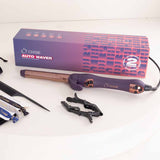 CH&BE Auto Waver Hair Rotating Curler & Red Roses Bouquet