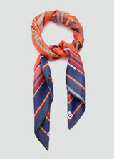 Mango Chain-Print Scarf with Flowrista Vibrant Mixed Vase