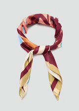 Mango Floral Print Scarf with Flowrista Sunflower Mixed Vase