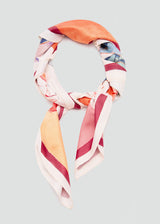 Mango Floral Print Scarf with Flowrista Yellow Spray Roses Box
