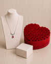 Silvara Angel Wings Necklace & Flowrista Heart Rose Box