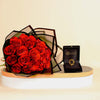 Amaz Beauty Ring And Rose Bouquet