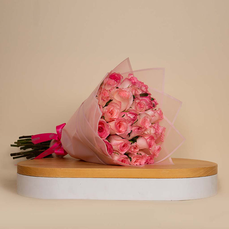 Roses Pink Bouquet 30