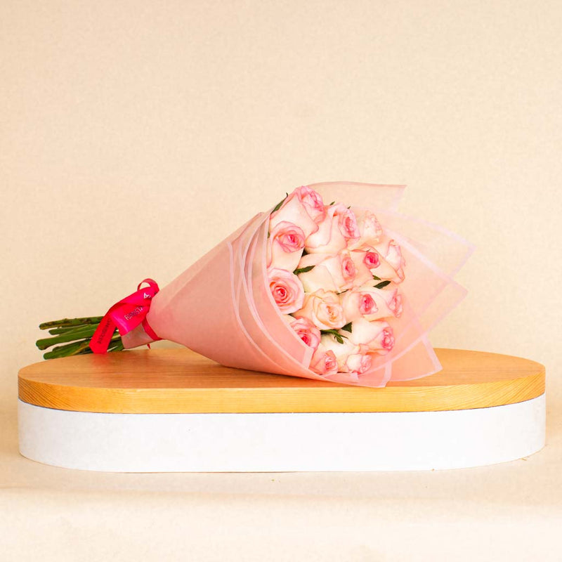15 Pink Flower Bouquet